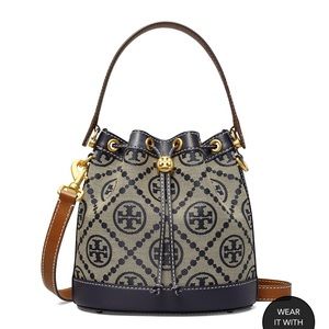 NWT - Tory Burch T Monogram Bucket Bag